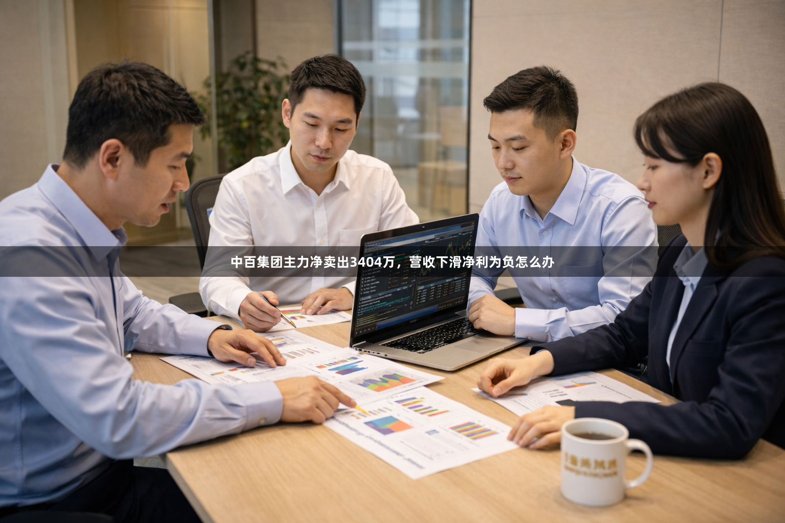 中百集团主力净卖出3404万，营收下滑净利为负怎么办