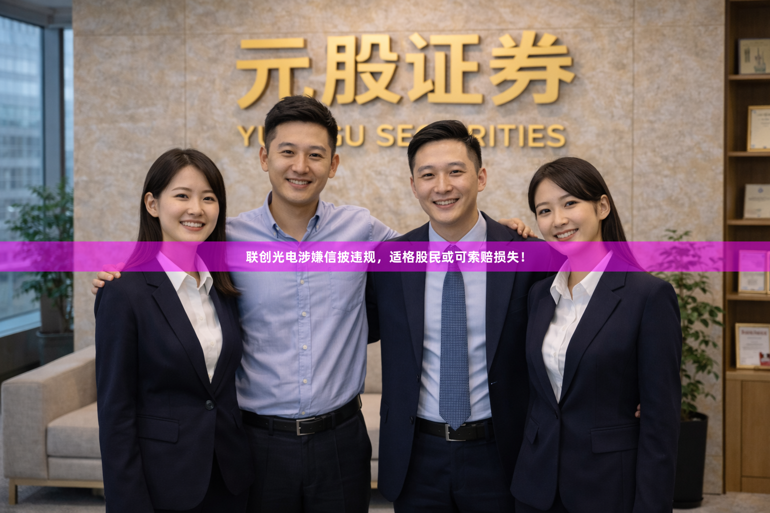 联创光电涉嫌信披违规，适格股民或可索赔损失！