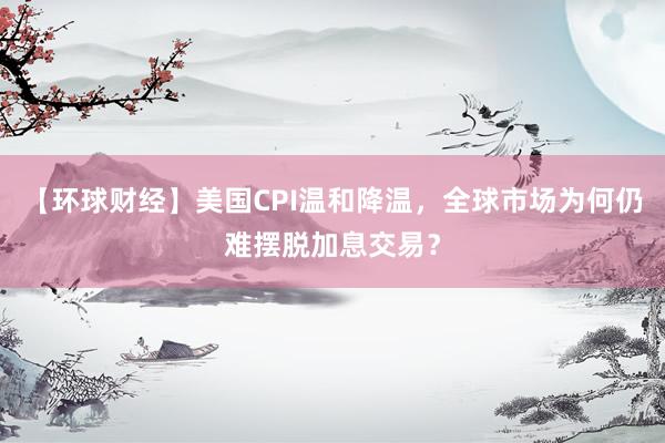 【环球财经】美国CPI温和降温，全球市场为何仍难摆脱加息交易？