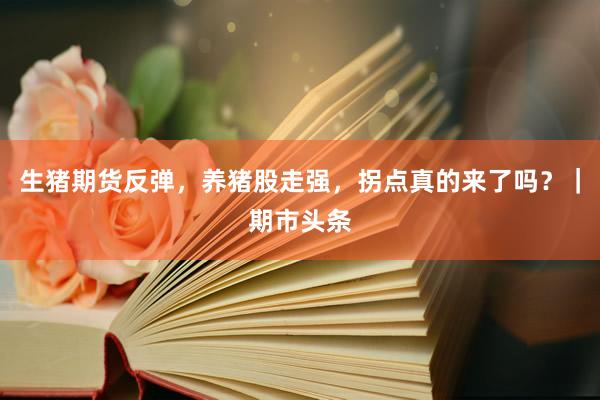 生猪期货反弹，养猪股走强，拐点真的来了吗？｜期市头条