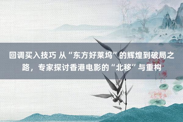 回调买入技巧 从“东方好莱坞”的辉煌到破局之路,专家探讨香港电影的“北移”与重构
